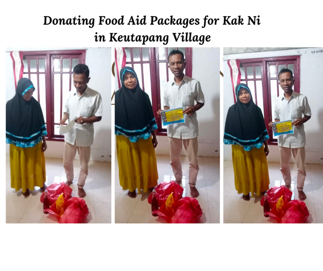 Donating Food Aid Packages for Kak Ni in Keutapang Village.png