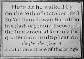 William Rowan Hamilton irish quaternion bridge.jpg