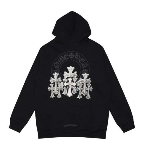 Chrome Hearts Hoodie Multiple Cross White.jpeg