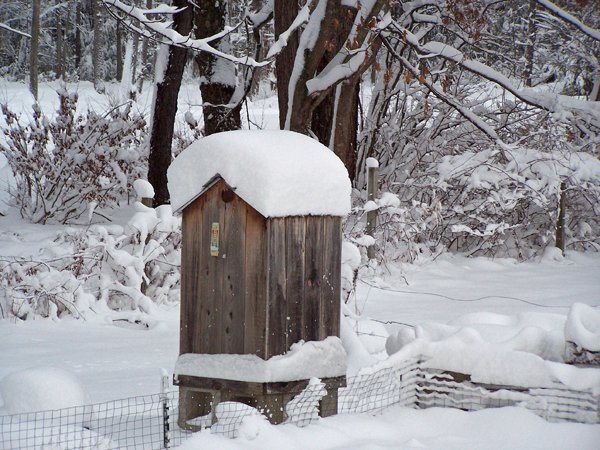 First Storm - snow on smokehouse crop December 2019.jpg