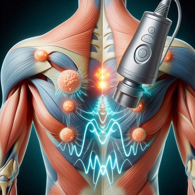 symbolic representation of trigger points in muscles with ultrasound waves passing through.png