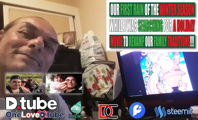 First Rain of the Winter Season While Searching for a Holiday Movie Online for Thanksgiving... A Family Holiday Tradition.jpg