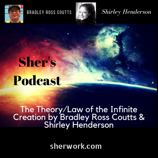 Sher's Podcast The Theory%2FLaw of the Infinite Creation by Bradley Ross Coutts.png