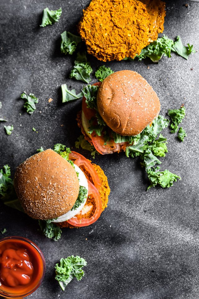 Simple Sweet Potato Veggie Burgers-10.jpg