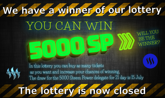 We have a winner of our lottery 15 juli 2021.png