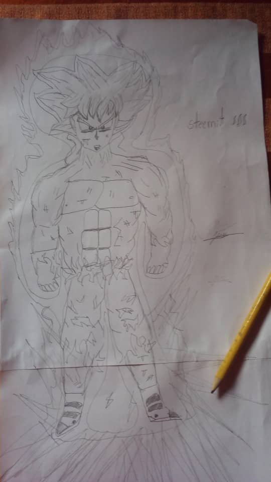 ????Dibujo Inspirado en Goku-pequeño boceto ???? — Steemit