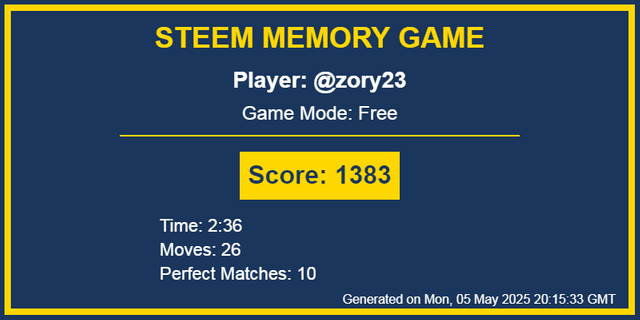 Game Result
