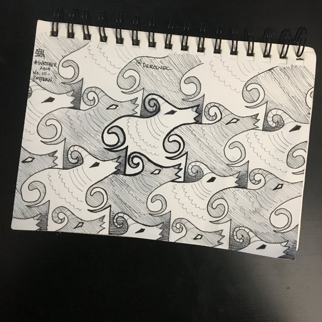 Inktober 2019! No. 10 - Pattern