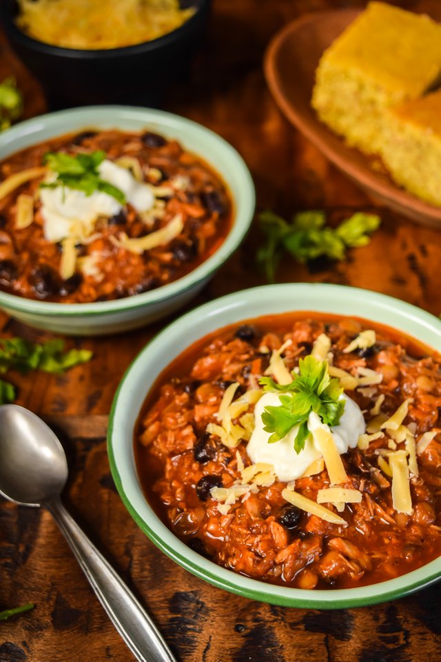 Simple Quick Black Bean Lentil Chili Food Photo Shoot Steemit