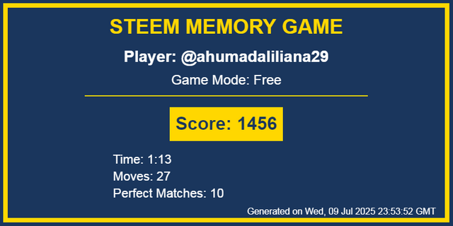 Game Result