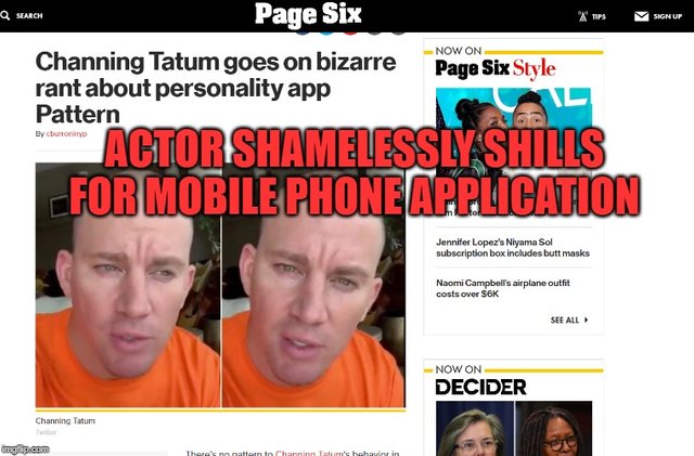 Actor Shamelessly Shills For Mobile Phone Application.jfif