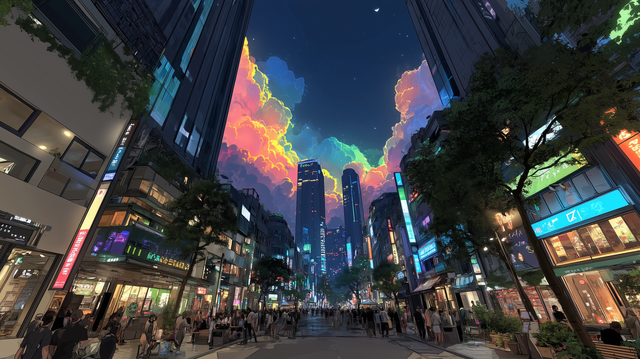 jeniseny_people_in_downtown_square_cityscape_vibrant_neon_glow__f339a103-8c4f-4743-8b53-a03b06708b88.png
