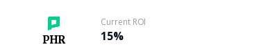 ROI - возврат инвестиций за стэкинг криптовалюты Phore на онлайн платфрме для стэкинга Midas