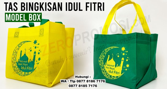 Tas Lebaran dan Tas Bingkisan Idul Fitri Model Box.jpg