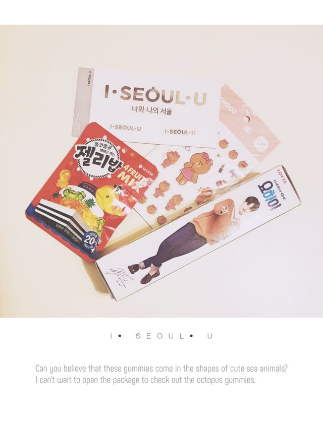 TakosDiary Tako's Diary SnackFever Surprise Box Unbox Sticker I·Seoul·U