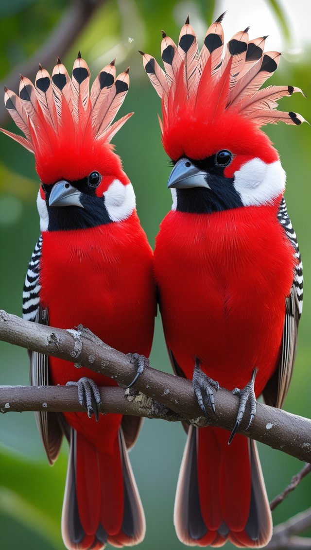 The picture shows two very beautiful and charming birds..jpg