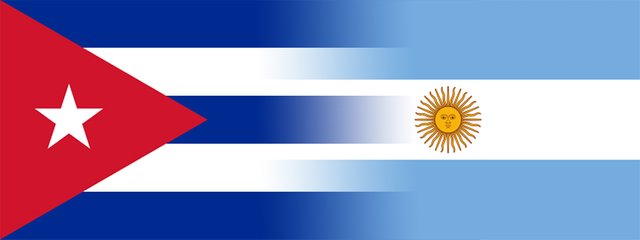 flag cuba argentina