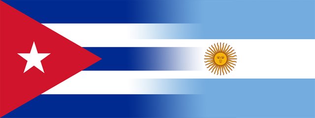 Bandera Cuba Argentina