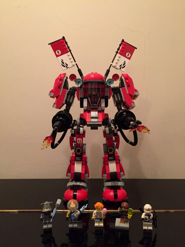 lego ninjago red mech