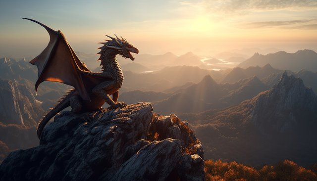 majestic-dragon-perched-mountain-peak-overlooking-breathtaking-landscape-generated-by-ai.jpg