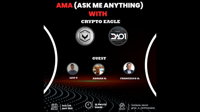 AMA 2 DAO1 Features on CRYPTO EAGLES Community.png