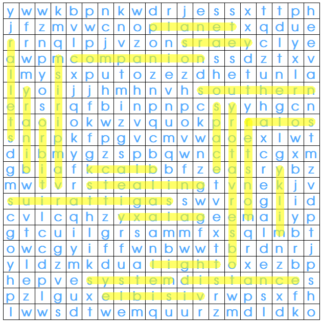 Wordsearch 24 solution