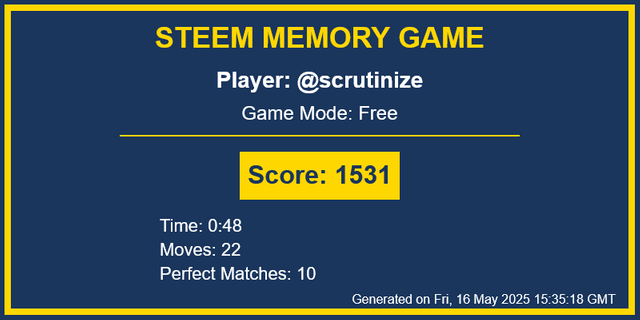 Game Result