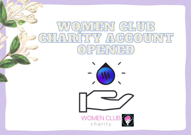Women club charity account opened.png