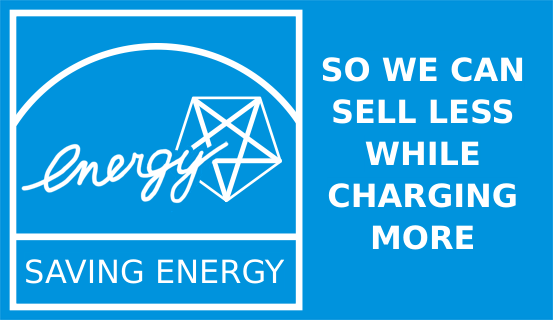 Energy Pentagram: So we can sell less while charging more