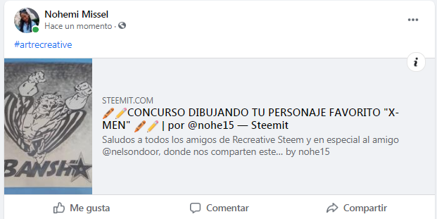 Captura de facebook concurso xmen nohemi.png