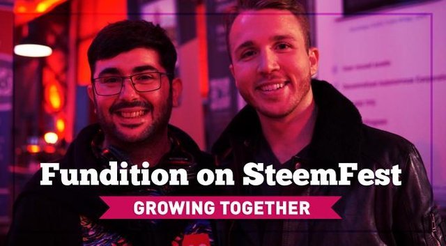 Fundition at Steemfest – growing together