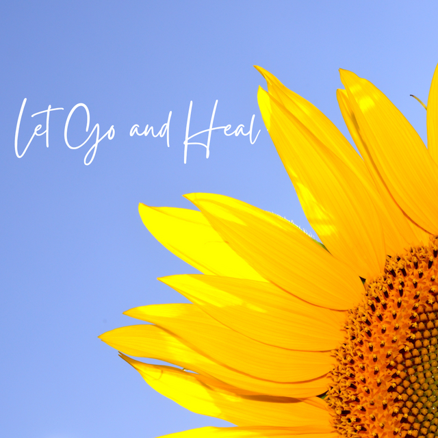 Blue Yellow Let Go of the Things Sunflower Instagram Motivational Quote Post.png
