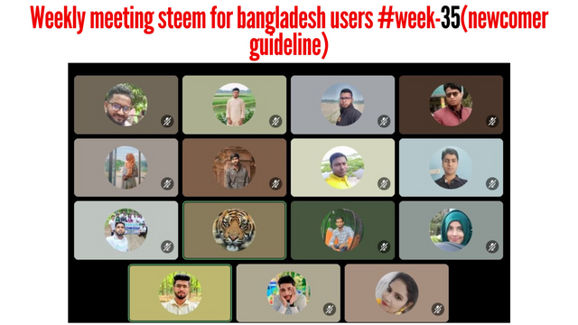 Weekly meeting steem for bangladesh users #week-30 (newcomer guideline)(2).png