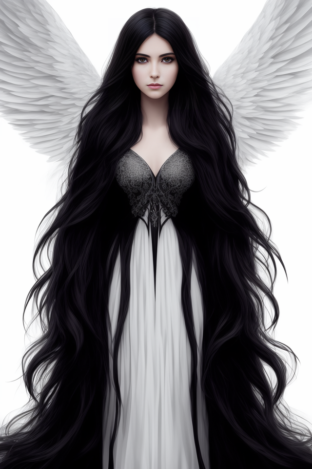 00722-3299611630-Digital drawing of The angel of death descendent from heaven, transparent dress long dark hair blowing in the wind, great detail.png