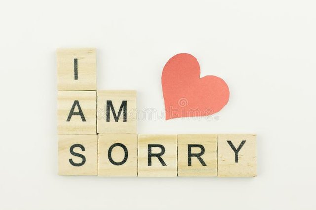 I Am Sorry Means A Lot Steemit