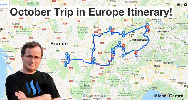 October Trip in Europe Itinerary!