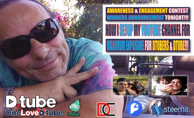 How I Setup My YouTube Channel For Max Exposure to fellow Dtubers, Dtube, and the Steem Ecosystem - Awareness & Engagement Annoucement in Tonights Video.jpg