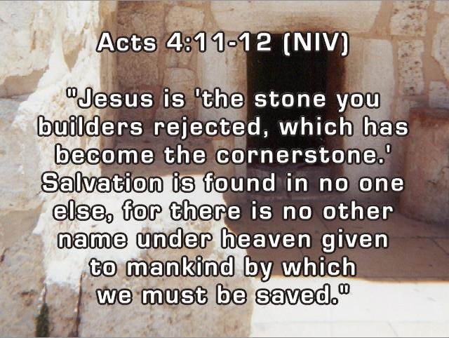 Acts 4 11 12 Niv Steemit