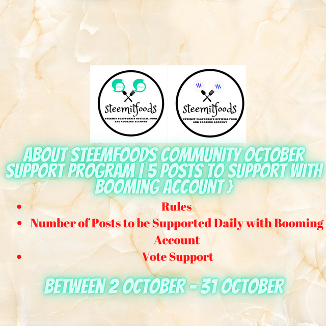 About SteemFoods Community October Support Program (1).png