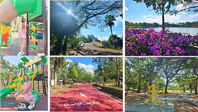 Nature, Exercise & Relaxation 🌊✨ – My Visit to Suan Luang Park