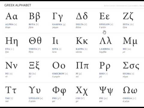 Greek Alphabet Steemit