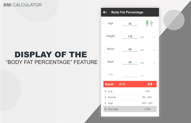 Suggestion For Bmi Calculator Add Complementary Features In Bmi