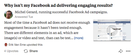 Why isn't my Facebook ad delivering engaging results?