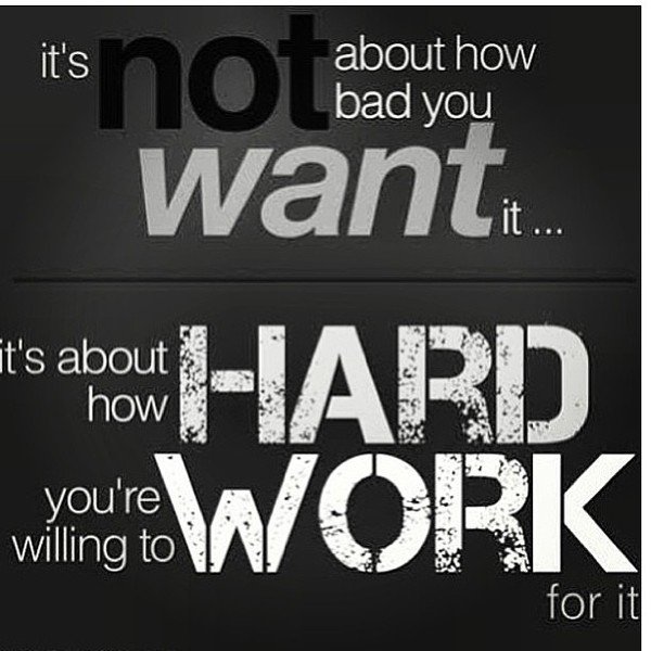 It is not about how bad you want it and it is about how hard you are willing to work for it.jpg