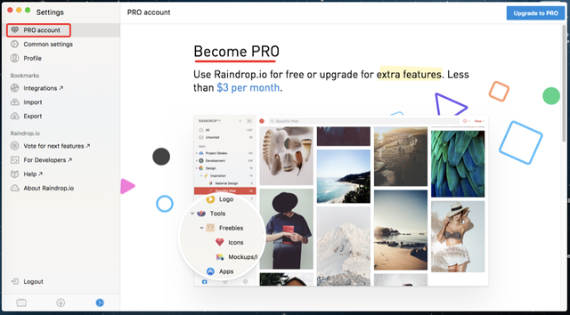 Bookmark your Favorite Sites in Raindrop.io for Mac!