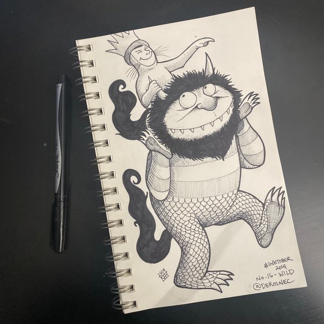 Inktober 2019! No. 16 - Wild