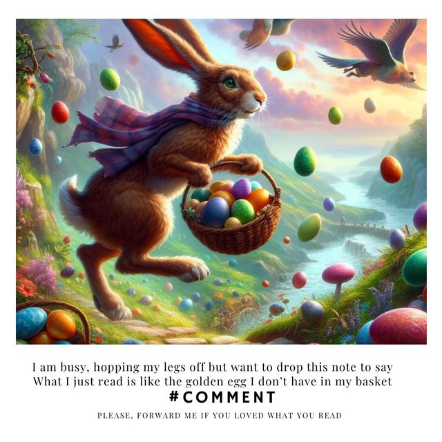  #comment - easter hare golden egg.jpg