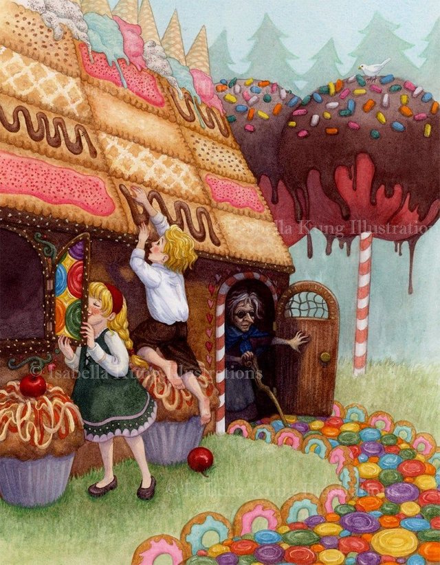 GICLÉE LIMITED PRINT_ Hansel and Gretel1 (9_X12_ inches, Archival Print).jpg