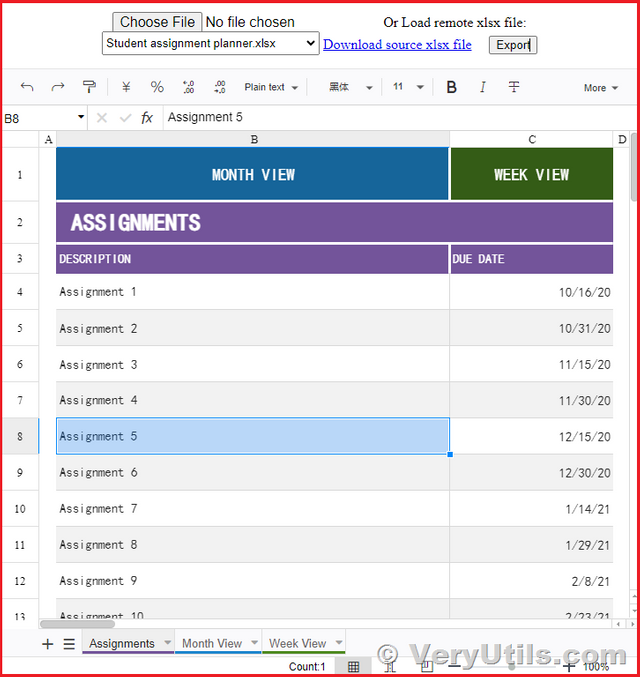 VeryUtils JavaScript Spreadsheet HTML5 Excel Viewer for Web Developers.png