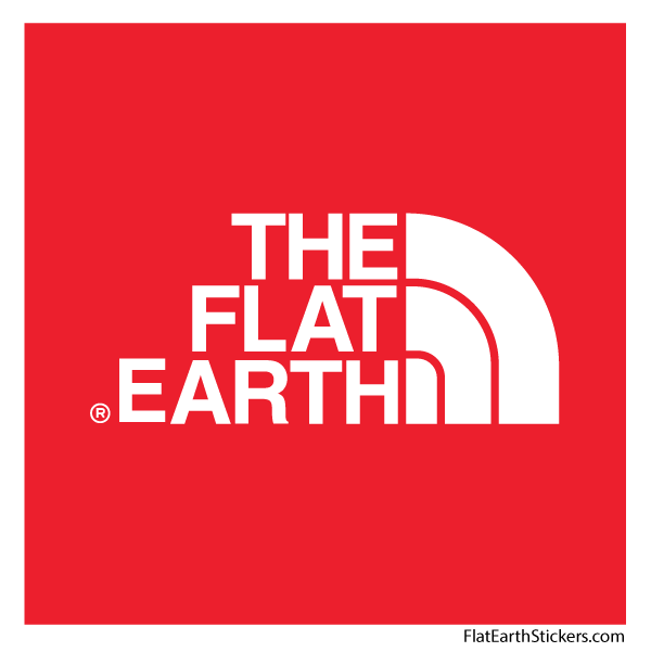 The North Face Flat Earth Parody Logo FlatEarthStickers Globexit-01.png